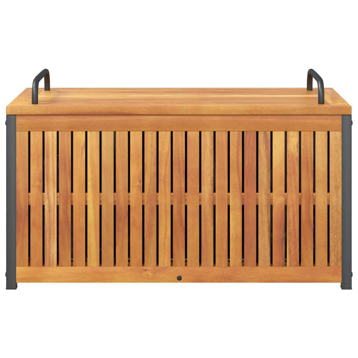 Cutie de perne de exterior 85x45x45/53cm lemn masiv acacia/oțel - WALTI WALTI