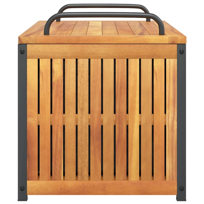 Cutie de perne de exterior 85x45x45/53cm lemn masiv acacia/oțel - WALTI WALTI