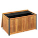 Cutie de perne de exterior 85x45x45/53cm lemn masiv acacia/oțel - WALTI WALTI