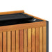 Cutie de perne de exterior 85x45x45/53cm lemn masiv acacia/oțel - WALTI WALTI
