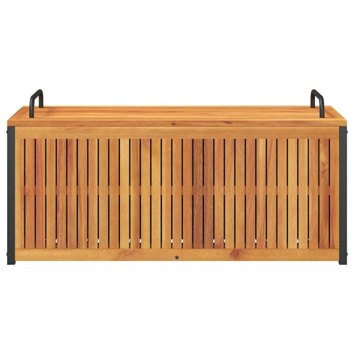 Cutie perne de exterior 110x45x42/53cm lemn masiv acacia/oțel - WALTI WALTI