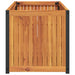Jardinieră de grădină, 110x45x44 cm, lemn masiv acacia/oțel - WALTI WALTI