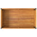 Jardinieră de grădină cu raft 80x45x80cm lemn masiv acacia/oțel - WALTI WALTI