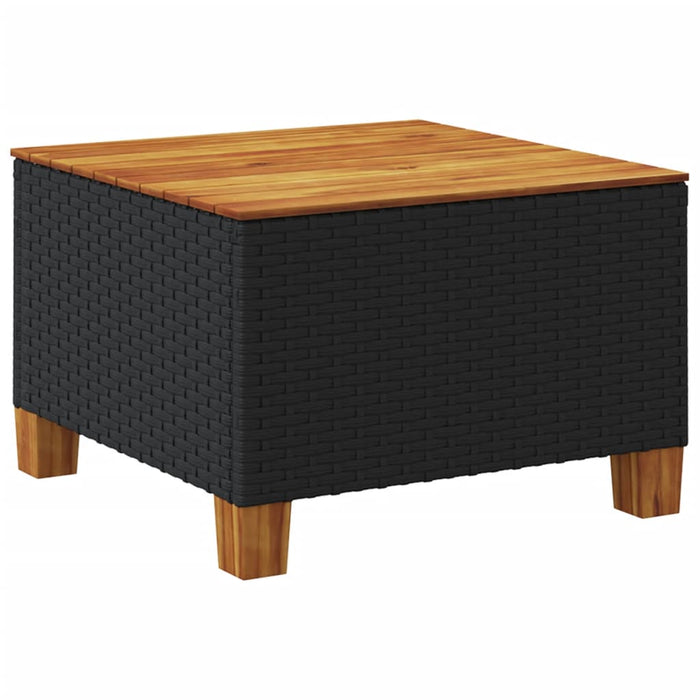 Set canapele de grădină cu perne, 7 piese, negru, poliratan - WALTI WALTI
