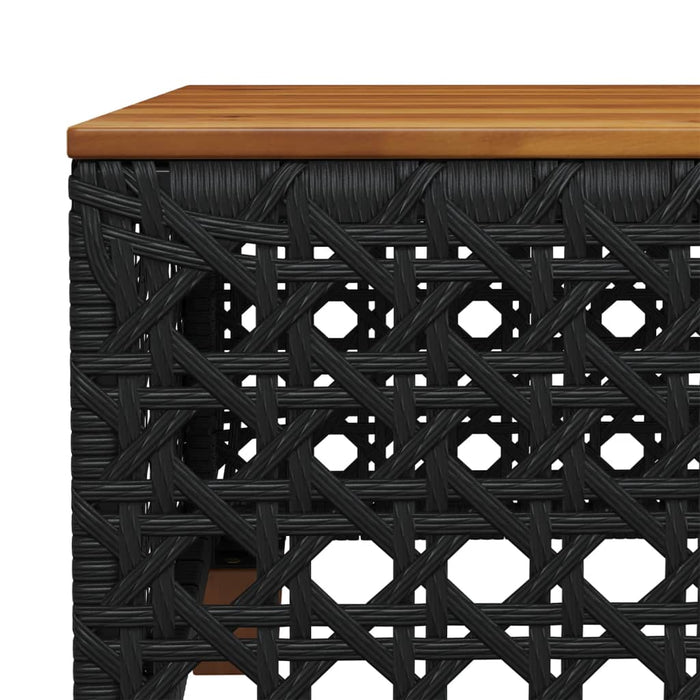 Set canapele de grădină cu perne, 10 piese, negru, poliratan - WALTI WALTI