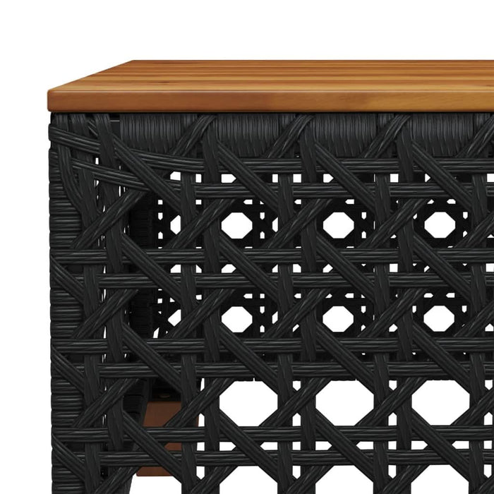 Set canapele de grădină cu perne, 11 piese, negru, poliratan - WALTI WALTI