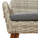 Set de dining 5 pcs Gri deschis și Negru 140 x 70 x 74 cm - WALTI WALTI