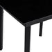 Set de dining 5 pcs Gri deschis și Negru 140 x 70 x 74 cm - WALTI WALTI