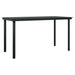 Set de dining 5 pcs Gri deschis și Negru 140 x 70 x 74 cm - WALTI WALTI