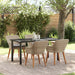 Set de dining 5 pcs Gri deschis și Negru 160 x 80 x 74 cm - WALTI WALTI