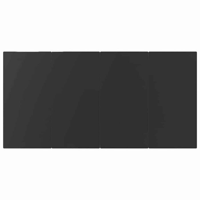 Set de dining 5 pcs Gri deschis și Negru 160 x 80 x 74 cm - WALTI WALTI