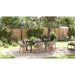 Set de dining 7 pcs Gri deschis și Negru 200x100x74 cm - WALTI WALTI
