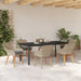 Set de dining 7 pcs Gri deschis și Negru 200x100x74 cm - WALTI WALTI