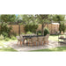 Set de dining 9 pcs Gri deschis și Negru 200x100x74 cm - WALTI WALTI