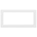Suporturi de raft pentru lavoar 2 buc., alb dreptunghiular oțel - WALTI WALTI