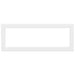 Suporturi de raft pentru lavoar 2 buc., alb dreptunghiular oțel - WALTI WALTI