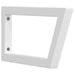 Suporturi de rafturi pentru lavoar 2 buc., alb, oțel, trapez - WALTI WALTI
