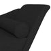 Șezlong cu perne, negru, material textil - WALTI WALTI