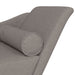 Șezlong cu perne, gri taupe, material textil - WALTI WALTI