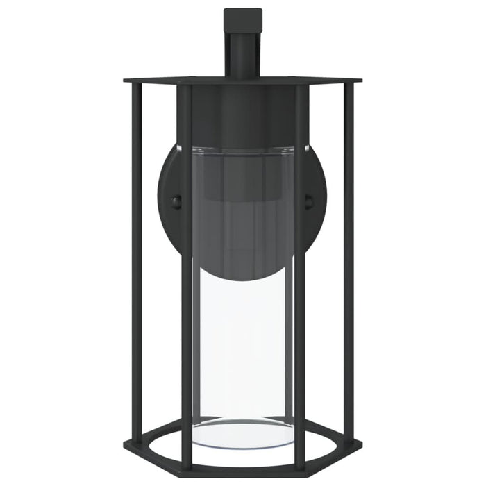 Lampă exterioară de perete, negru, oțel inoxidabil - WALTI WALTI