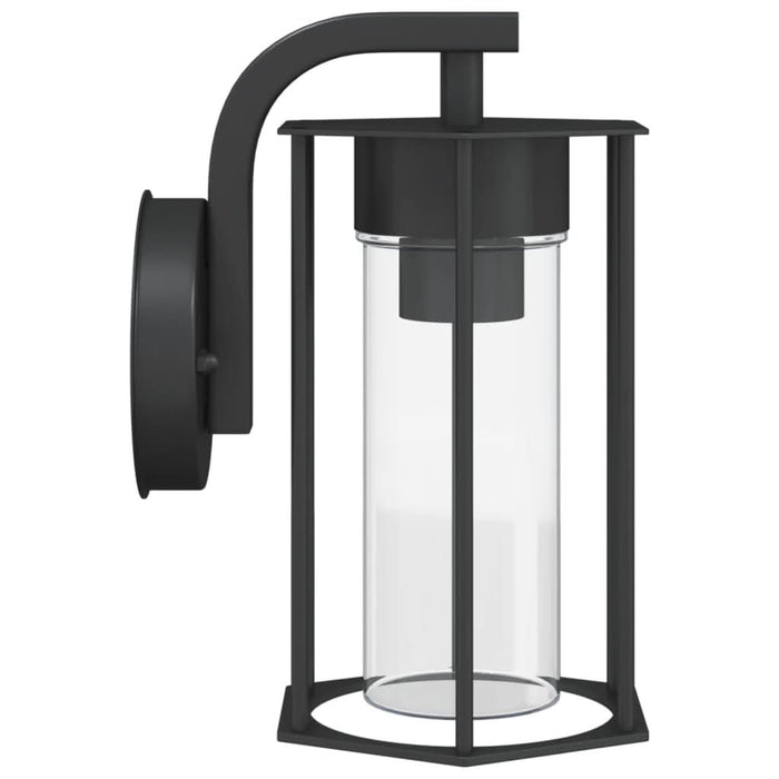 Lampă exterioară de perete, negru, oțel inoxidabil - WALTI WALTI