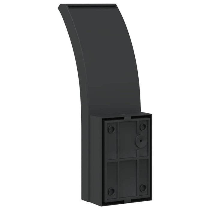 Lămpi exterioare de perete cu LED 2 buc. negru, aluminiu turnat - WALTI WALTI