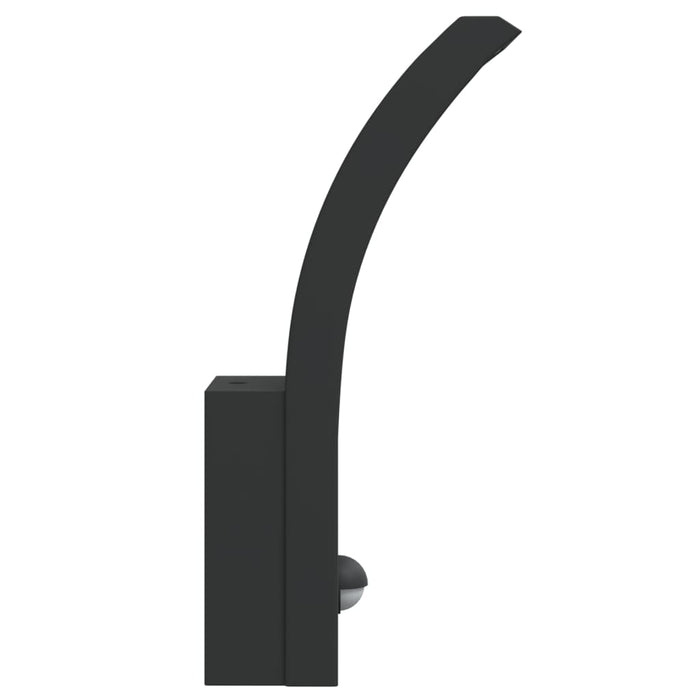 Lămpi exterioare de perete cu LED/senzor 2 buc. negru aluminiu - WALTI WALTI