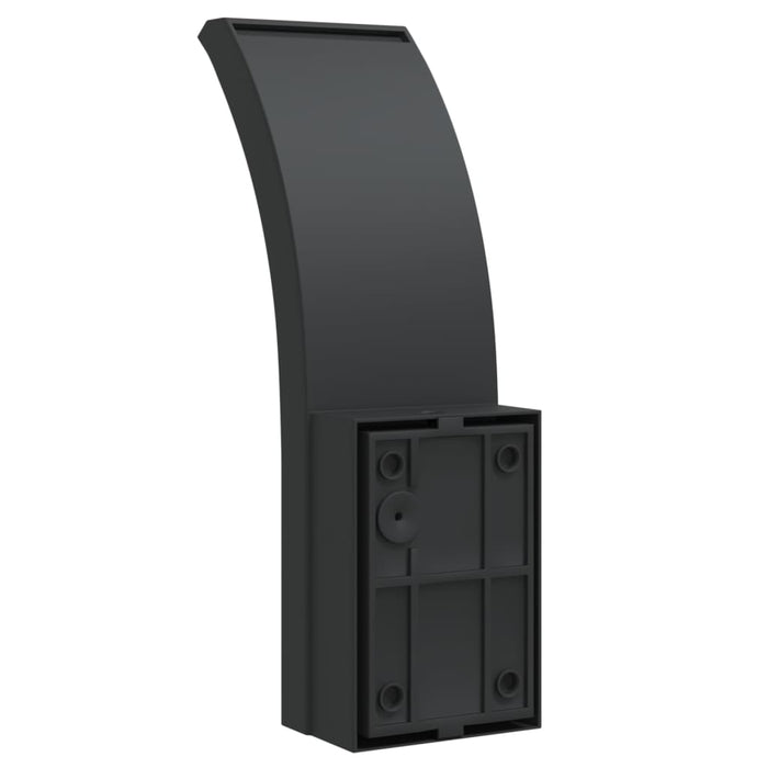 Lămpi exterioare de perete cu LED/senzor 2 buc. negru aluminiu - WALTI WALTI