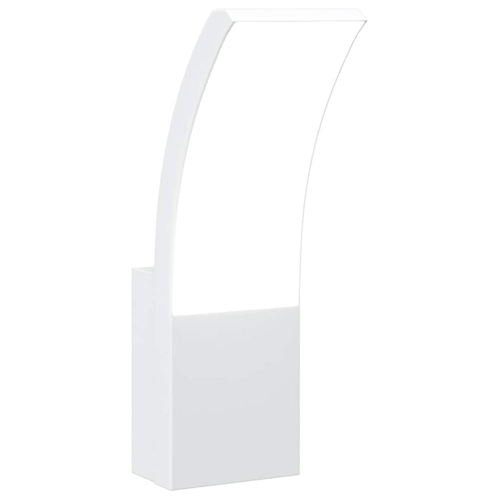 Lampă exterioară de perete cu LED, alb, aluminiu turnat - WALTI WALTI