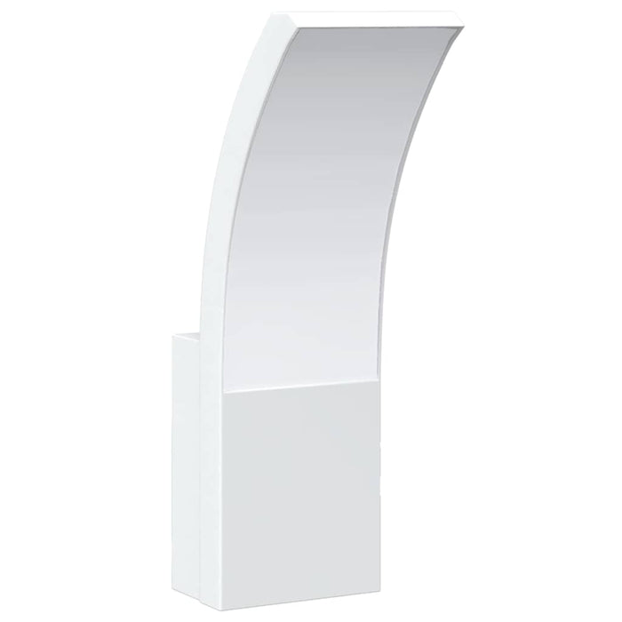 Lampă exterioară de perete cu LED, alb, aluminiu turnat - WALTI WALTI