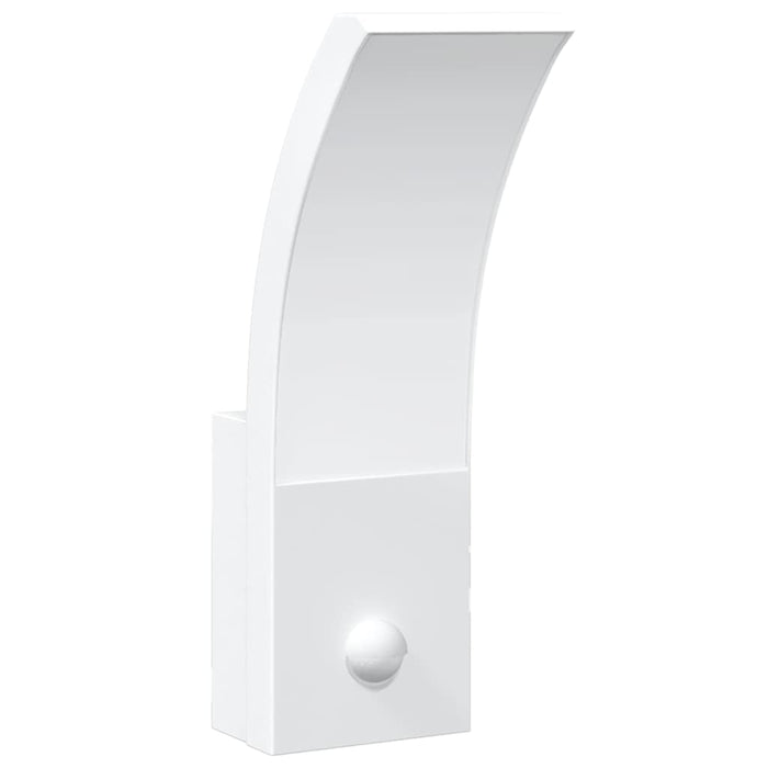 Lămpi exterioare de perete LED/senzor 2 buc alb aluminiu turnat - WALTI WALTI