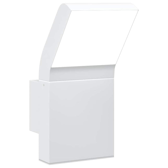 Lampă exterioară de perete cu LED, alb, aluminiu turnat - WALTI WALTI