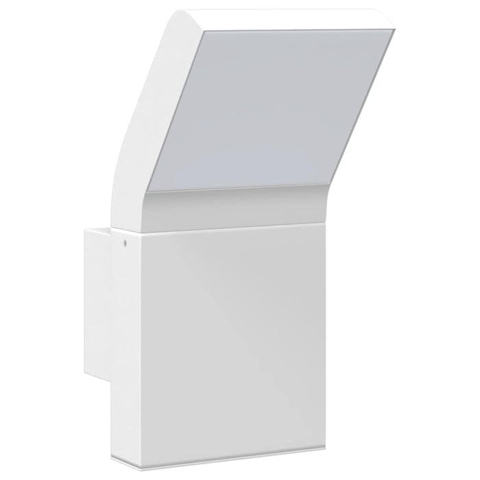 Lampă exterioară de perete cu LED, alb, aluminiu turnat - WALTI WALTI
