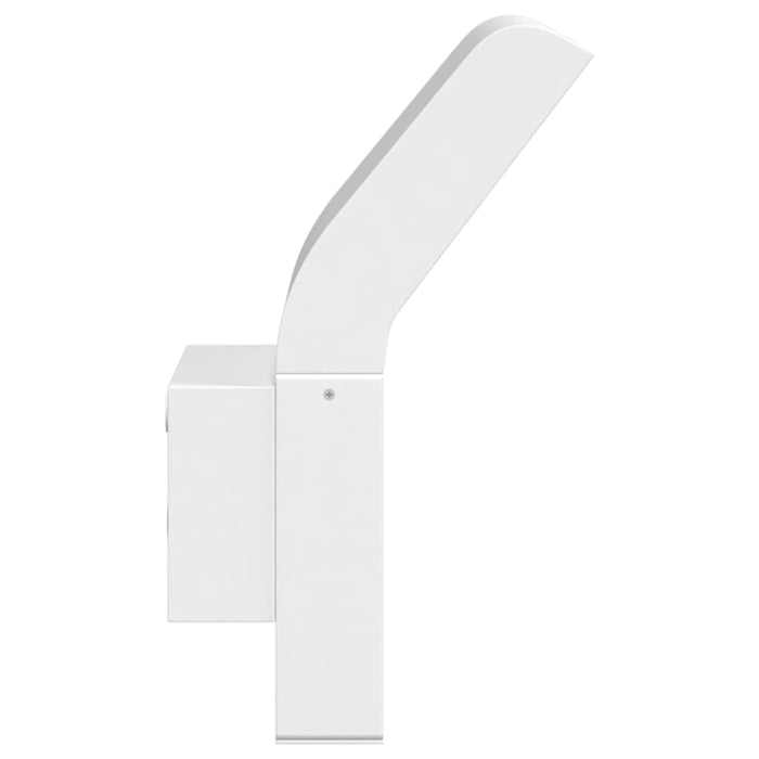 Lămpi exterioare de perete cu LED 2 buc. alb, aluminiu turnat - WALTI WALTI