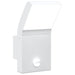 Lampă exterioară de perete cu LED/senzor, alb, aluminiu turnat - WALTI WALTI