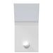 Lampă exterioară de perete cu LED/senzor, alb, aluminiu turnat - WALTI WALTI