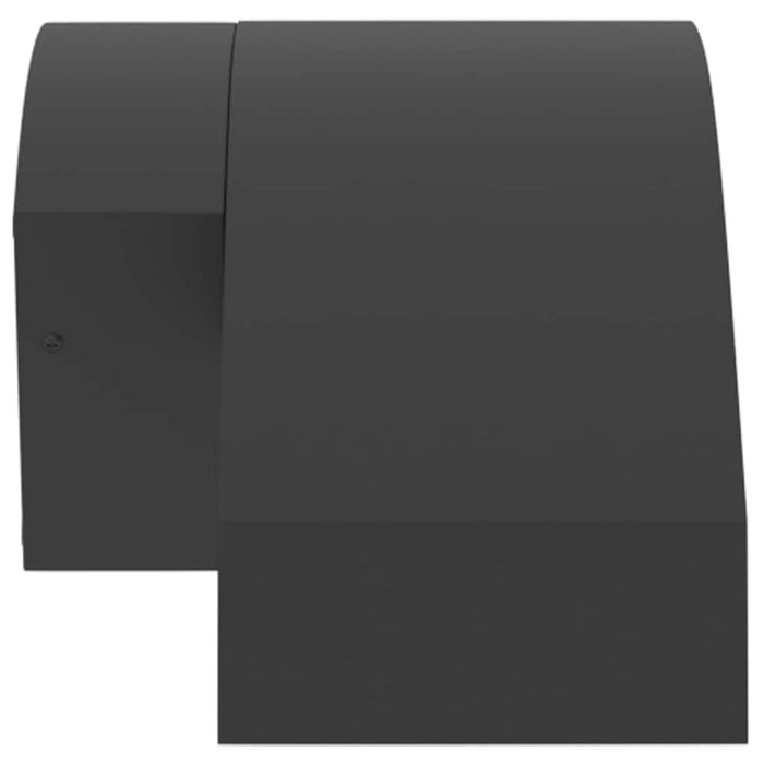 Lampă exterioară de perete cu LED/senzor, negru aluminiu turnat - WALTI WALTI