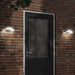 Lampă exterioară de perete cu LED/senzor, negru aluminiu turnat - WALTI WALTI