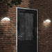 Lămpi exterioare de perete cu LED 2 buc. alb, aluminiu turnat - WALTI WALTI
