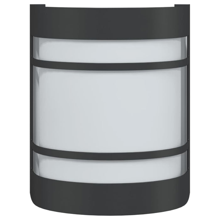 Lampă exterioară de perete, negru, oțel inoxidabil - WALTI WALTI