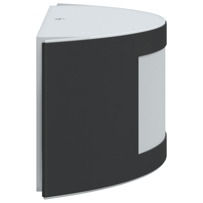 Corpuri de iluminat exterior de perete 2 buc argintiu oțel inox - WALTI WALTI