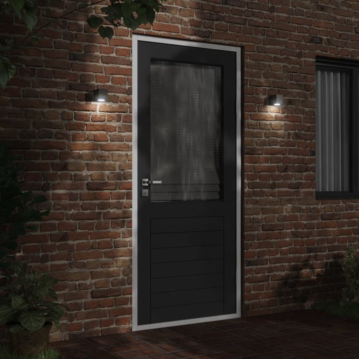 Lampă exterioară de perete, negru, aluminiu turnat sub presiune - WALTI WALTI