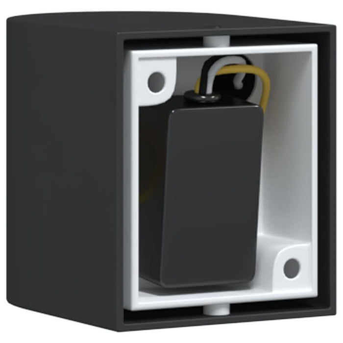 Lampă exterioară de perete, negru, aluminiu turnat sub presiune - WALTI WALTI