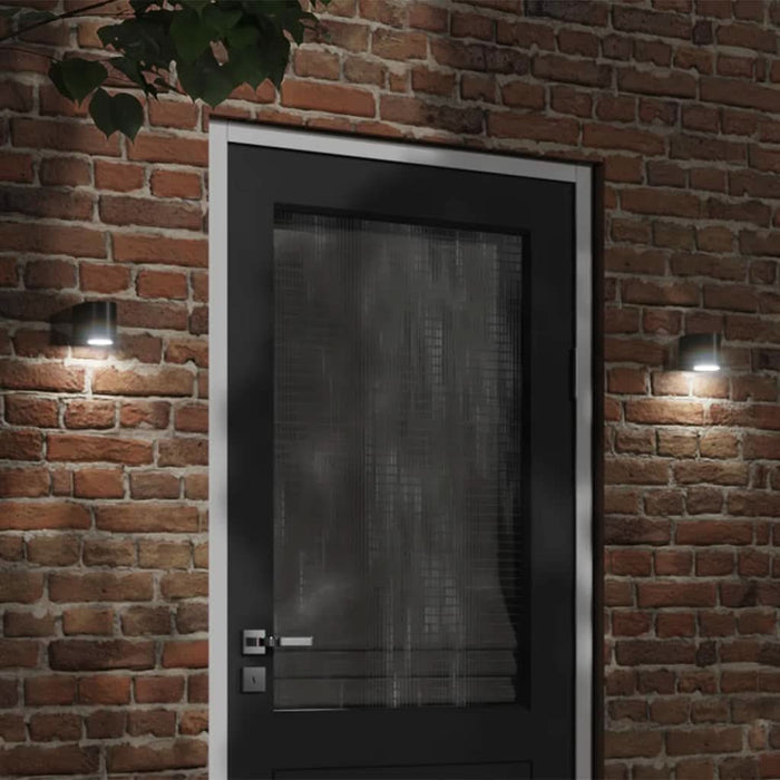 Lampă exterioară de perete, negru, aluminiu turnat sub presiune - WALTI WALTI