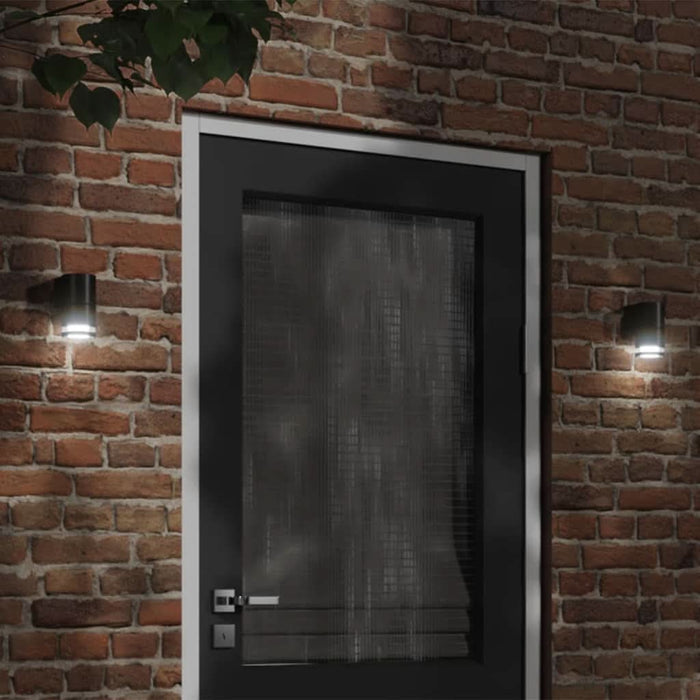 Lampă exterioară de perete, negru, aluminiu turnat sub presiune - WALTI WALTI