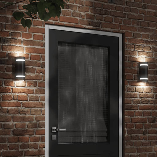Lampă exterioară de perete, negru, aluminiu turnat sub presiune - WALTI WALTI