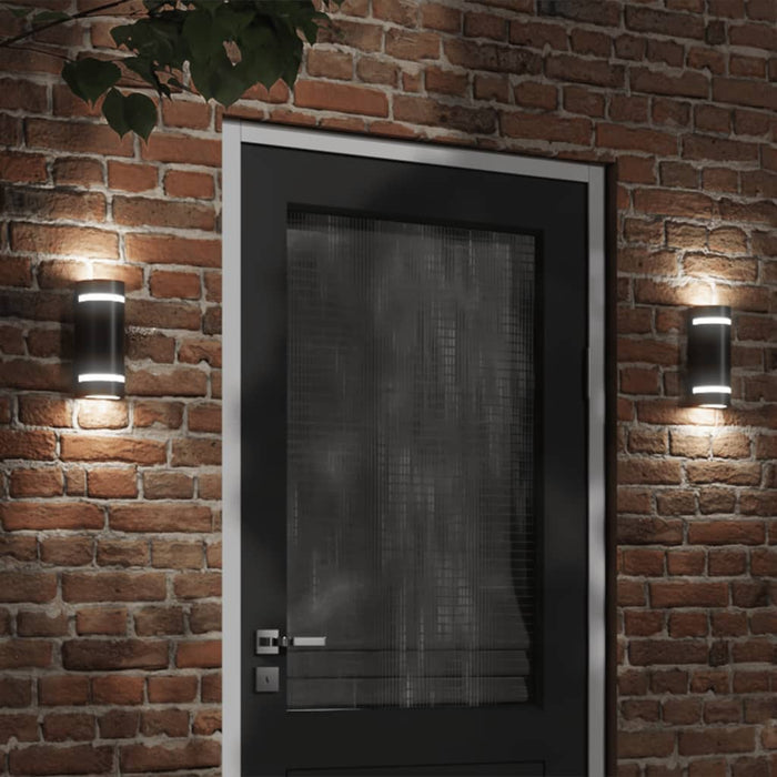 Lampă exterioară de perete, negru, aluminiu turnat sub presiune - WALTI WALTI