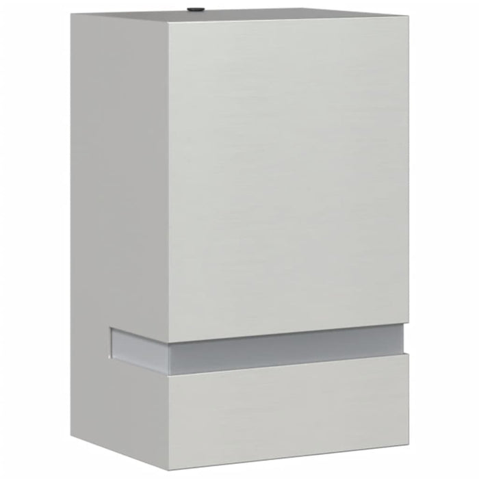 Corp de iluminat exterior de perete, argintiu, oțel inoxidabil - WALTI WALTI