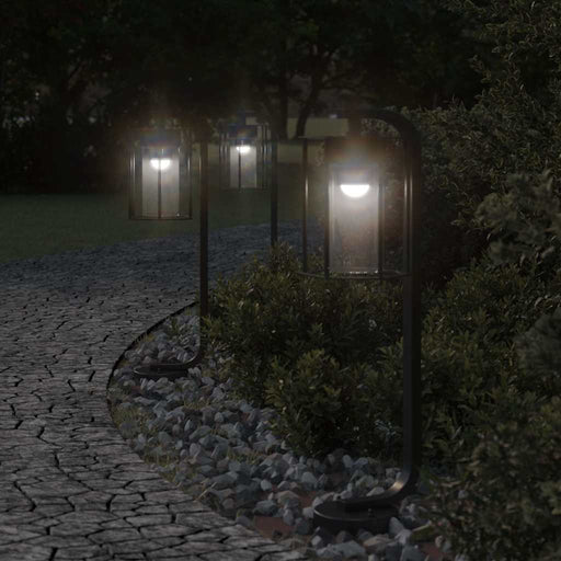 Lămpi de podea de exterior 3 buc. negru 60 cm oțel inoxidabil - WALTI WALTI
