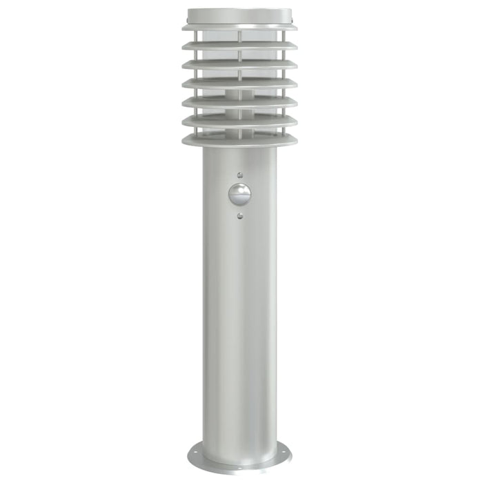 Lampă exterioară de podea cu senzor argintiu, 60 cm, oțel inox - WALTI WALTI